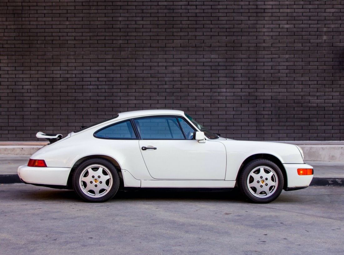 1990 Porsche 911 964 Carrera White on Brown 5 Speed Sunroof Delete LOW RESERVE 1990 Porsche 911