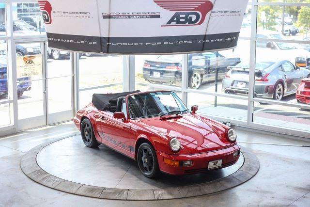 1990 Porsche 911 Carrera 2 Cabriolet Carrera Red 1990 Porsche 911 Carrera 2 Cabriolet