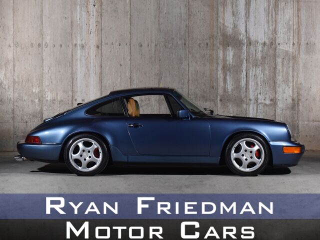 1990 Porsche 911 Carrera 4 85585 Miles Baltic Blue Coupe H6 3.6L Manual 1990 Porsche 911 Carrera 4