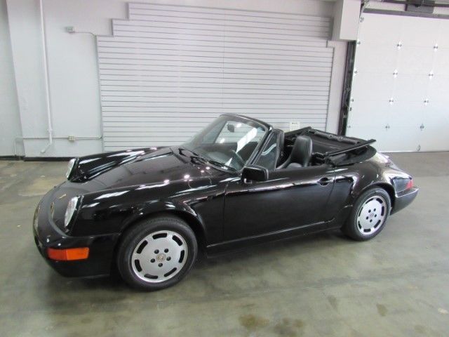 1990 Porsche 911 Carrera 4 Cabriolet 71,893 Miles Black 3.6L L6 SOHC 12V Manual 1990 Porsche 911 Carrera 4 Cabriolet