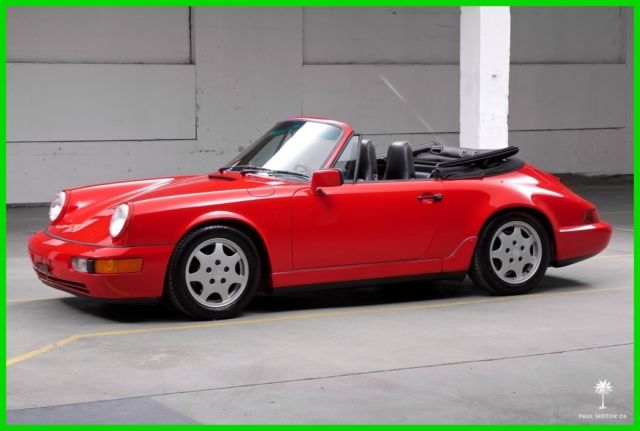 1990 Porsche 911 Carrera 4 Cabriolet