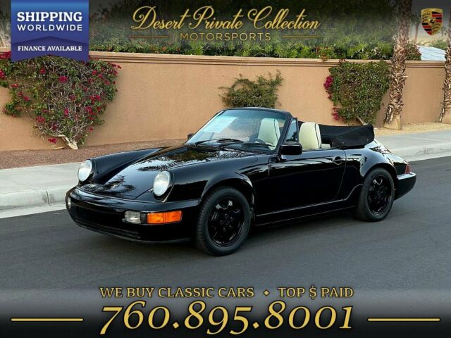 1990 Porsche 911 Carrera 5 Speed 50k Miles Blk/Blk