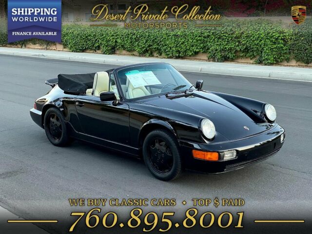 1990 Porsche 911 Carrera 5 Speed 50k Miles Blk/Blk - photo 3