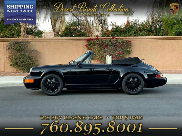 1990 Porsche 911 Carrera 5 Speed 50k Miles Blk/Blk - photo 4