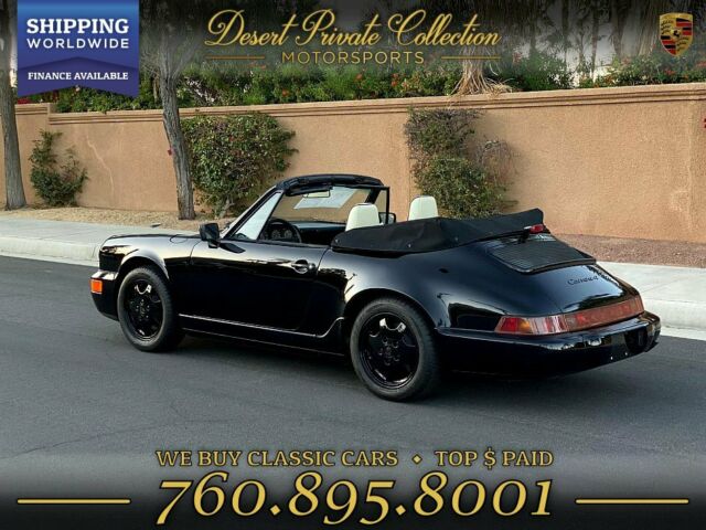 1990 Porsche 911 Carrera 5 Speed 50k Miles Blk/Blk - photo 5