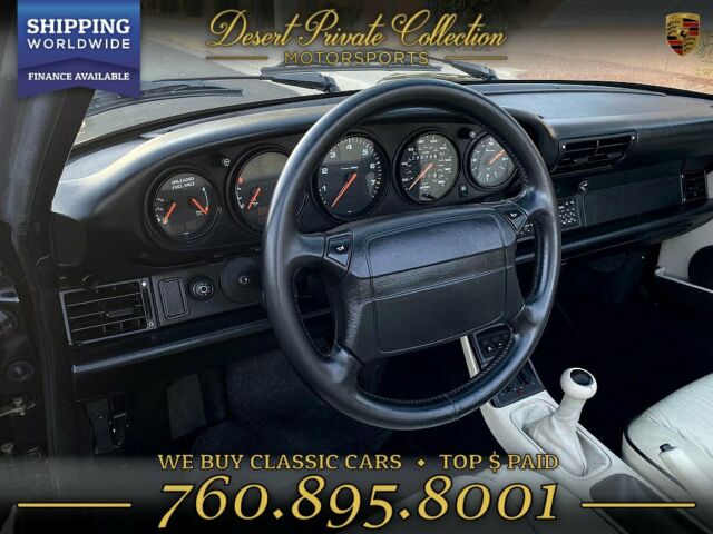 1990 Porsche 911 Carrera 5 Speed 50k Miles Blk/Blk - photo 7