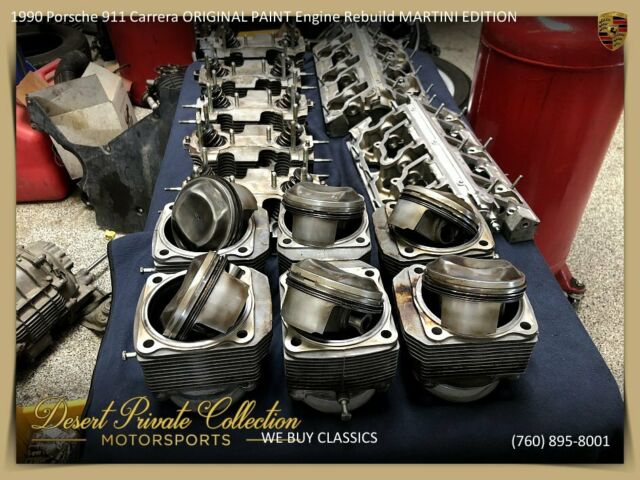 1990 Porsche 911 Carrera ORIGINAL PAINT Engine Rebuild MARTINI EDITION - photo 11