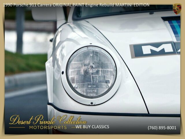 1990 Porsche 911 Carrera ORIGINAL PAINT Engine Rebuild MARTINI EDITION - photo 3