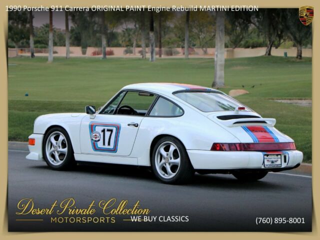 1990 Porsche 911 Carrera ORIGINAL PAINT Engine Rebuild MARTINI EDITION - photo 8
