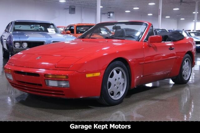 1990 Porsche 944 S2 Cabriolet India Red Convertible 3.0L 4-Cylinder 101416 Miles 1990 Porsche 944 S2 Cabriolet