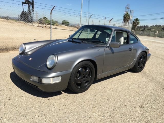 1990 Porsche 964 Carrera C2 5-Speed Manual Stone Grey 88k miles Cup 1 wheels 1990 Porsche 911