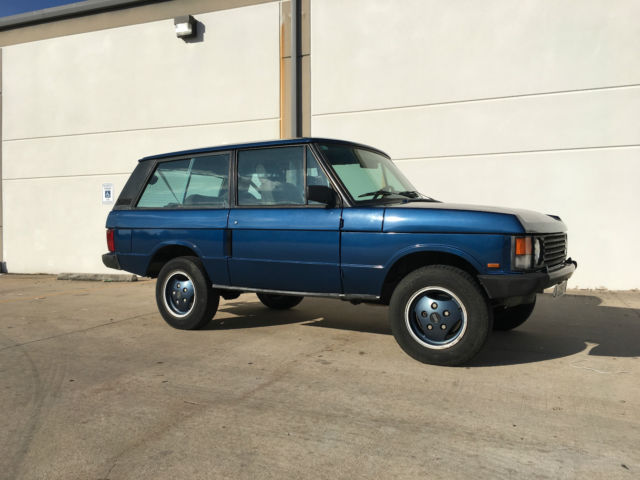 1990 Range Rover Classic Turbo Diesel 1990 Land Rover Range Rover
