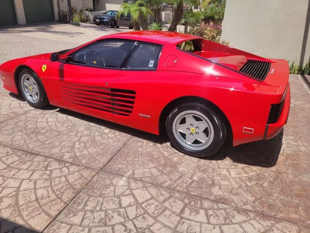 1990 Red Ferrari Testarossa 1990 Ferrari Testarossa 1990 Ferrari Testarossa