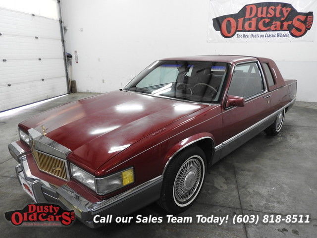 1990 Red Runs Drives Interior Body Vgood Great Daily! 1990 Cadillac Fleetwood Runs Drives Interior Body Vgood Great Daily