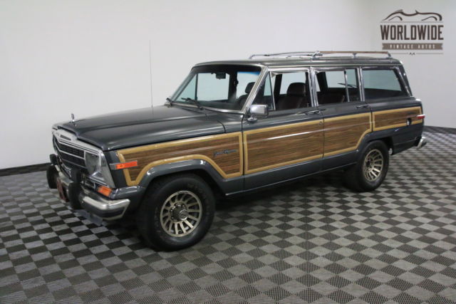 1990 Jeep Wagoneer RARE ROOF RACK. FACTORY WHEELS. V8! CLEAN!
