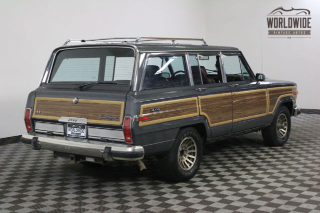 1990 Jeep Wagoneer RARE ROOF RACK. FACTORY WHEELS. V8! CLEAN! - photo 12