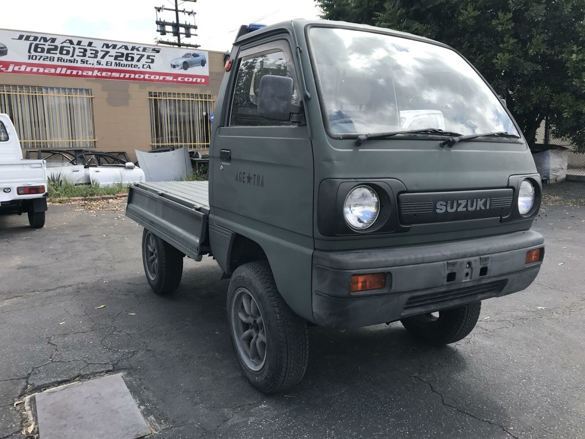 1990 Suzuki Carry Kei Truck Axle Lock Extra Low Gear 2Hi-4Hi-4Low 4WD 660CC 5MT 1990 Suzuki Carry
