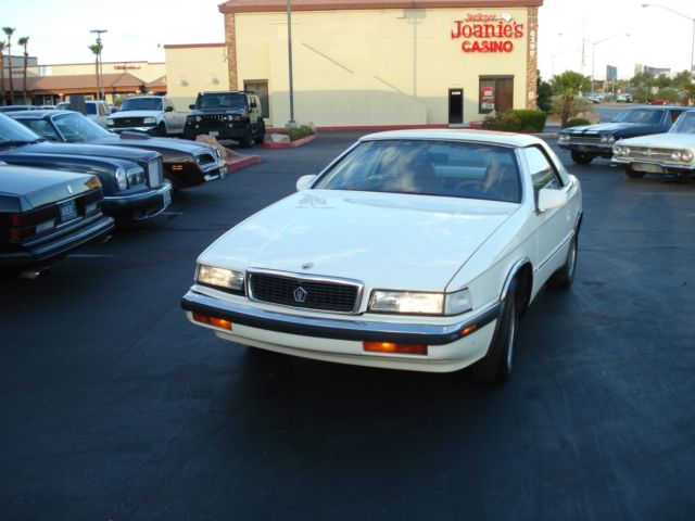 1990 TC BY MASERATI CONVERTIBLE COUPE RARE CAR LOW MILAGE CHRYSLER INVESTMENT 1990 Maserati tc