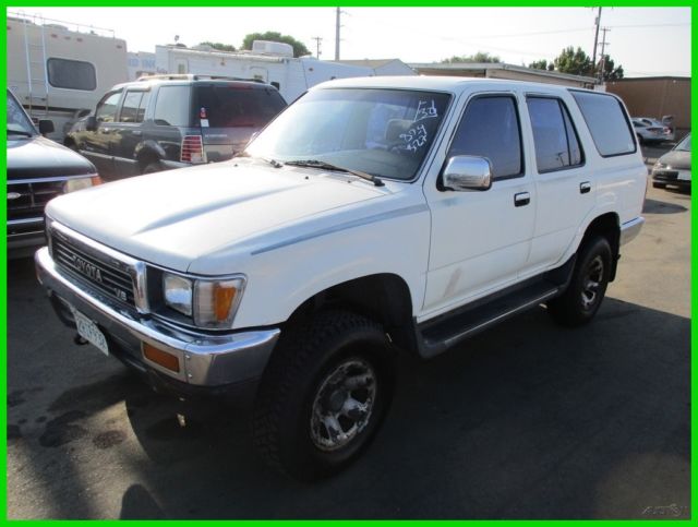 1990 Toyota 4Runner SR5 V6 Used 3L V6 12V Automatic NO RESERVE 1990 Toyota 4Runner SR5 V6