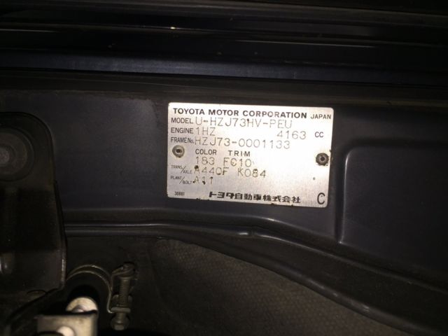 1990 Toyota Land Cruiser ZX - photo 11