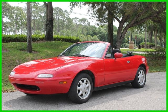 1990 Used 1.6L I4 16V Manual RWD Convertible 1990 Mazda MX-5 Miata
