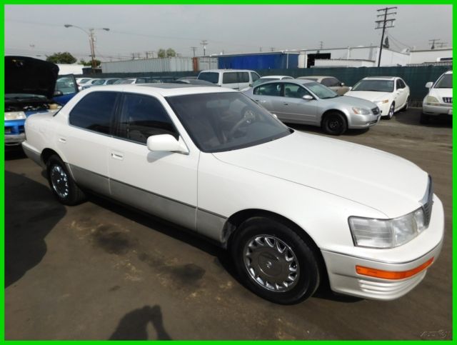 1990 Used 4L V8 32V Automatic NO RESERVE 1990 Lexus LS Base Sedan 4-Door