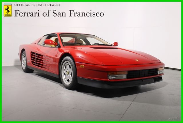 1990 Used Manual RWD Coupe 1990 Ferrari Testarossa One-Owner! Originally purchased at Ferrari S.F.