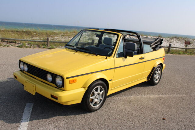 1990 Volkswagen Cabriolet, Yellow with 113815 Miles available now! 1990 Volkswagen Cabriolet Boutique 2dr Convertible