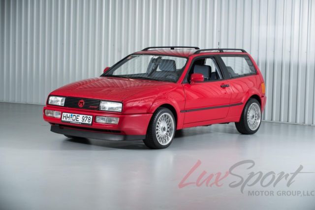 1990 Volkswagen Corrado G60 Magnum Prototype Concept Car 1 of 2 Built Red Rare!! 1990 Volkswagen Corrado