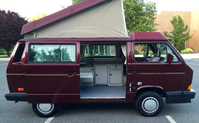 1990 Volkswagen Vanagon Campmobile Van Camper 3-Door 2.1L 1990 Volkswagen Bus/Vanagon