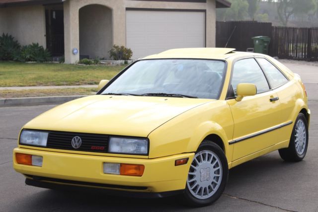 1990 Volkswagen Corrado VOLKSWAGEN CORRADO 77K ORIGINAL MLS 1-OWNER - photo 3