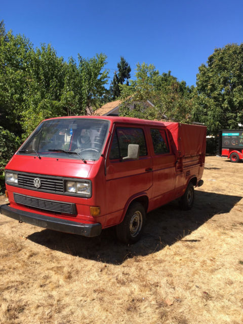 1990 Volkswagen Bus/Vanagon DOKA/ 1.9L turbo diesel 5 speed - photo 4