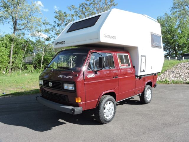 1990 VW SYNCRO 4WD DOKA Camper. 5-Speed. Both Lockers, A/C, Low Miles NO RESERVE 1990 Volkswagen Bus/Vanagon 4WD Doka Syncro Camper