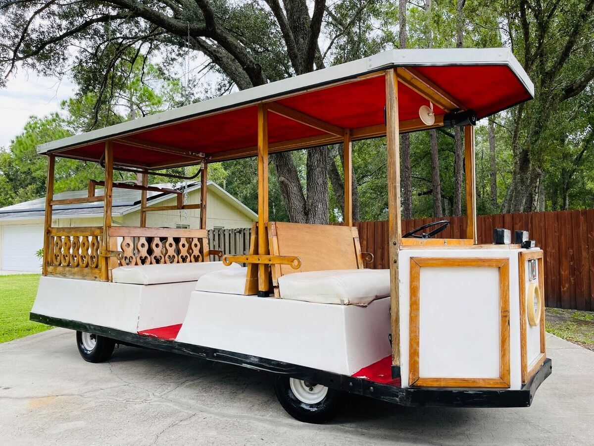 1970 Other Makes Walt Disney World Cushman Trolley Car Cart Prop - photo 3