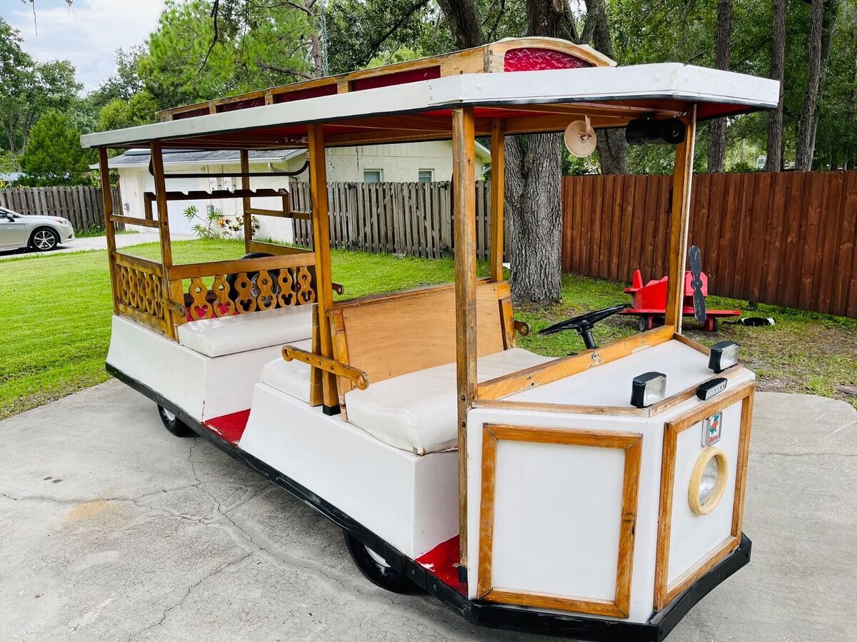 1970 Other Makes Walt Disney World Cushman Trolley Car Cart Prop - photo 4