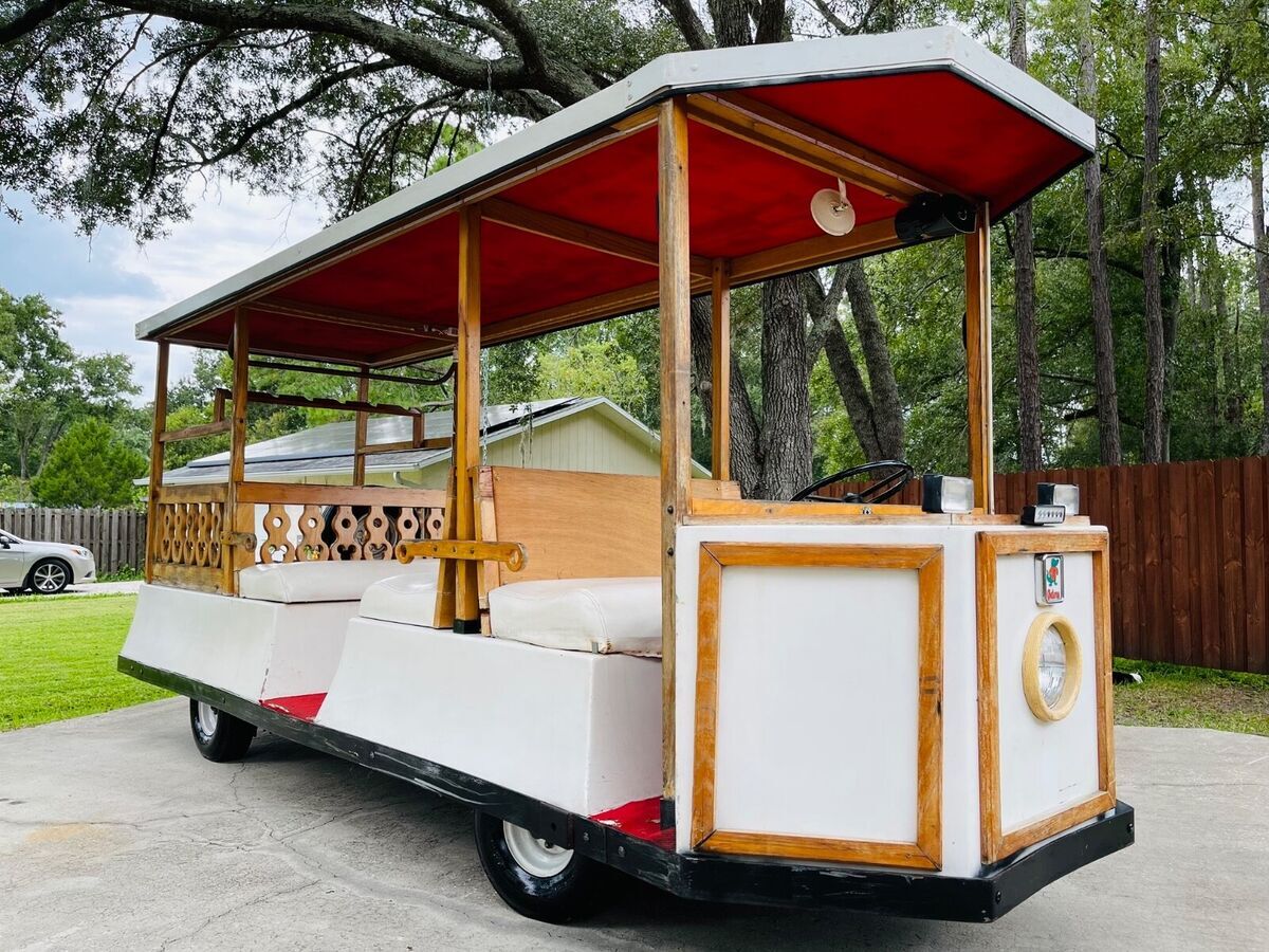 1970 Other Makes Walt Disney World Cushman Trolley Car Cart Prop - photo 5