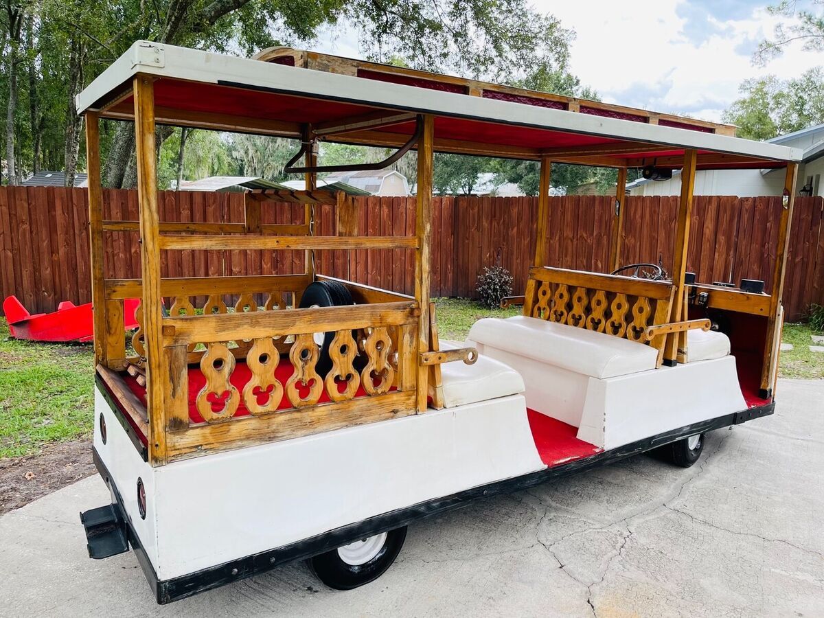 1970 Other Makes Walt Disney World Cushman Trolley Car Cart Prop - photo 6