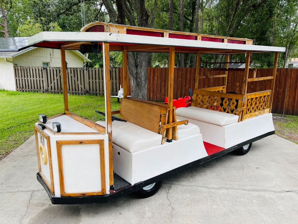 1970 Other Makes Walt Disney World Cushman Trolley Car Cart Prop - photo 8