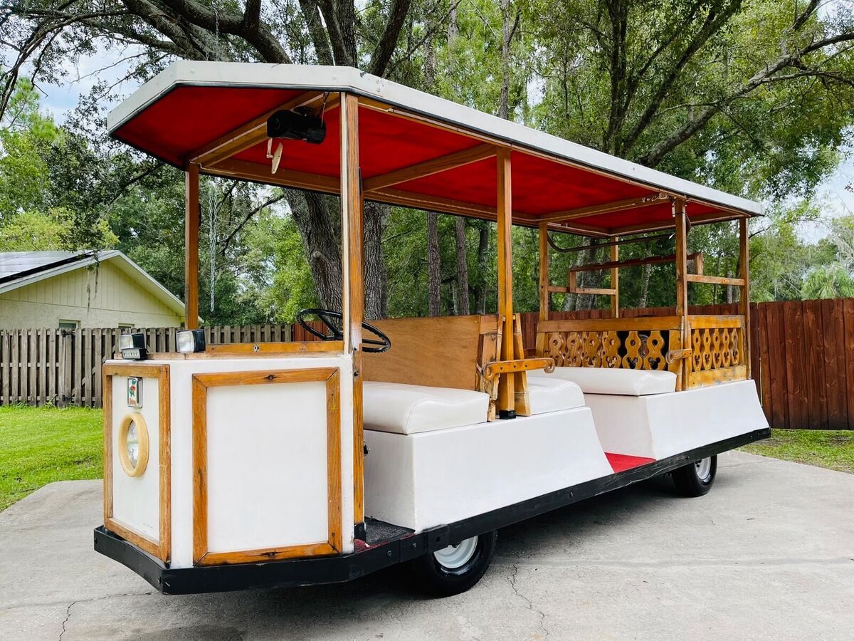 1970 Other Makes Walt Disney World Cushman Trolley Car Cart Prop - photo 9