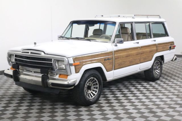 1990 White RARE BRIGHT WHITE 4X4 LUGGAGE RACK! 1990 Jeep Wagoneer RARE BRIGHT WHITE 4X4 LUGGAGE RACK