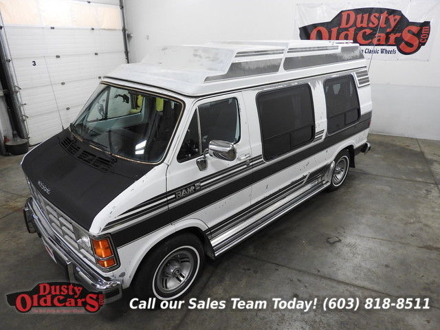 1990 White Runs Drives Body Interior VGood Great Camper! 1990 Dodge Ram Van Runs Drives Body Interior VGood Great Camper