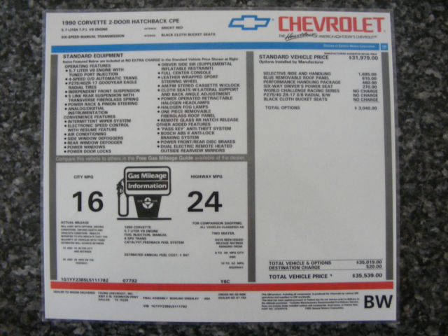 1990 Chevrolet Corvette - photo 12
