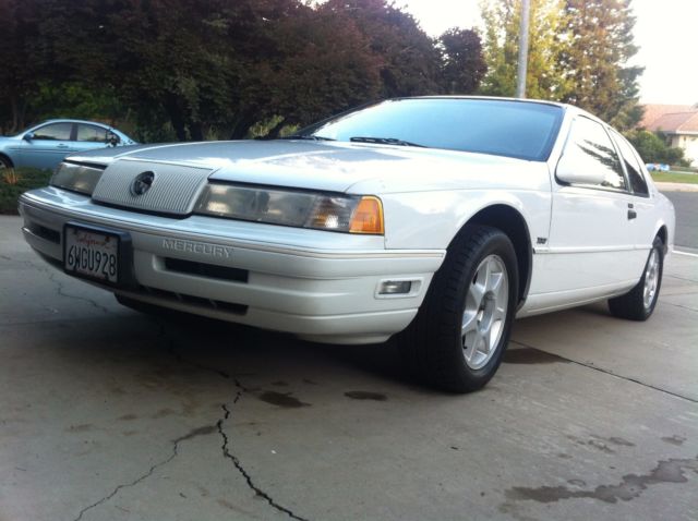 1990 XR7 - Supercharged V6 and rare 5 speed manual 1990 Mercury Cougar XR 7