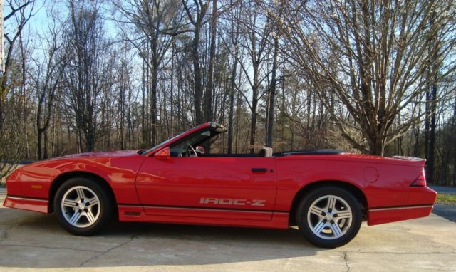 1990Chevrolet Camaro IROC Convertible. Last year for the IROC. 1990 Chevrolet Camaro Convertible