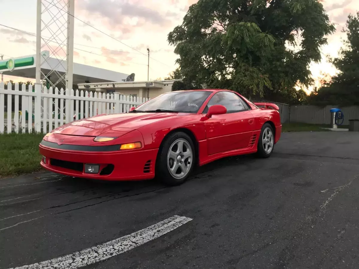 1991 3000GT VR4 Monza Red with 6,000 miles on new motor. 1991 Mitsubishi 3000GT VR4