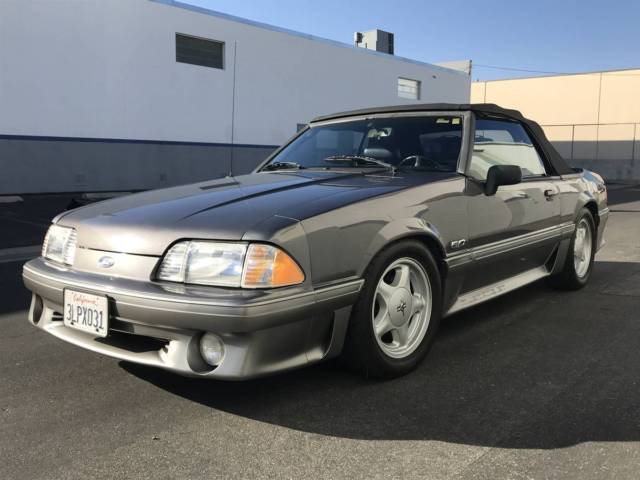1991 5.0 Fox Body Ford Mustang GT Convertible Rare Color + 5-Speed Supercharged 1991 Ford Mustang GT