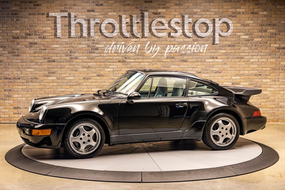 1991 964 911 Turbo, 3.3L, 5-Speed Manual, Two-Owner, Clean, Black on Linen 1991 Porsche 911 Turbo Coupe