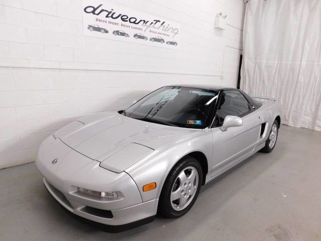 1991 ACURA NSX 5 SPEED MANUAL SILVER BLACK SERVICE UP TO DATE 1991 Acura NSX