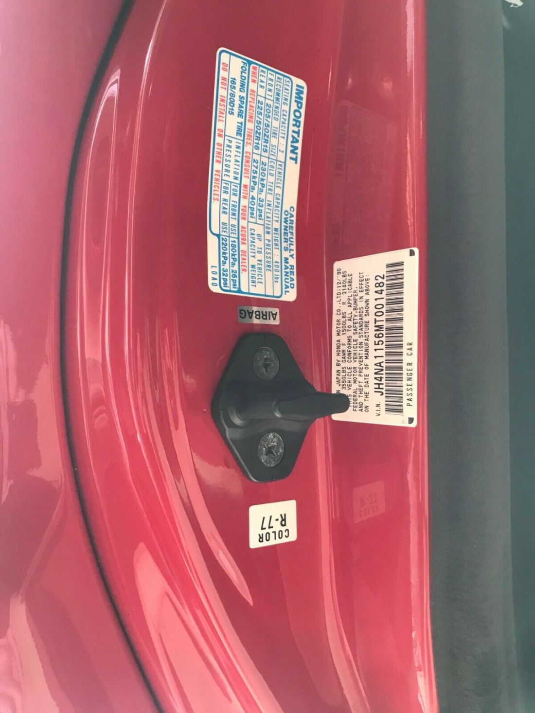1991 Acura NSX Original, like new condition, collector investment auto. - photo 4