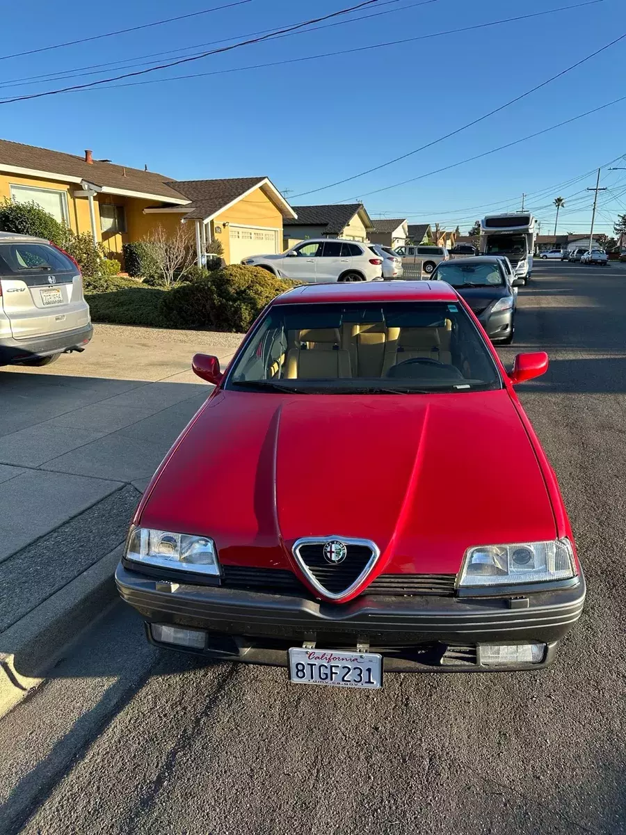 1991 Alfa Romeo 164 Sedan Red L 1991 Alfa Romeo 164 L